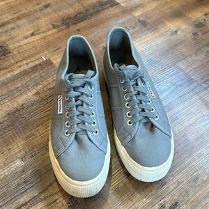 Grey Superga sneakers